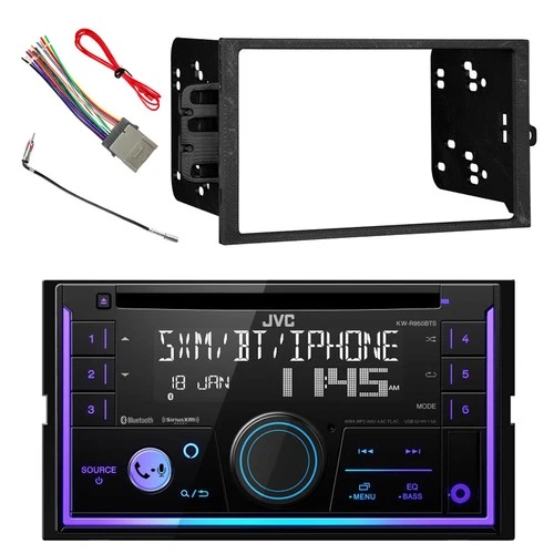JVC KW-R950BTS Bluetooth USB Receiver, GM Install Kit, Harness, Antenna Adapter