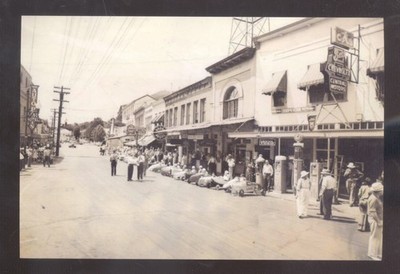 REAL PHOTO SONORA CALIFORNIA DOWNTOWN STREET SCENE STORES  POSTCARD COPY