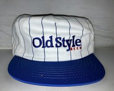 Vtg Old Style Beer Snapback hat cap rare 80s 90s College Party Frat Made In Usa