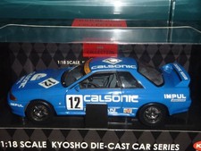 Kyosho 1/18 Nissan R32 Skyline GT-R BNR32 Calsonic IMPUL RB26DETT Gr.A Model