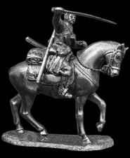  Register Cossack 17th UnPainted Miniature Tin Figurine 54 mm 1/32  