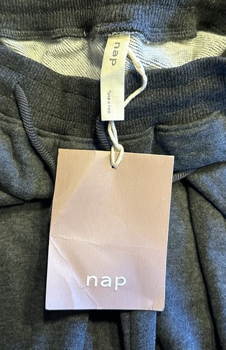 NAP Loungewear Dark Gray Oversized Cotton Track Suit Sweatshirt & Joggers - Imagen 18 de 21