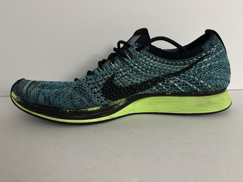 Nike Flyknit Entrenadores de Corredor Correr 526628-401 Zapatos para Hombre Talla 10 Azul Gecko - Imagen 9 de 11