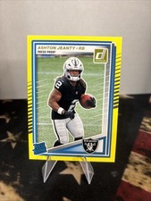 2025 Panini Donruss - Rated Rookie Ashton Jeanty #305 Press Proof Yellow (RC)