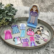 Melissa And Doug Fun Fashions Magnetic Dress-Up Doll Bundle