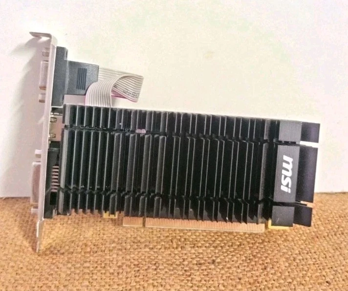 Msi GeForce Gt730 Msi N730k-2gd3h/lpv1 Nvidia Scheda Grafica 2gb Gddr3 Vga Hdmi✅ - Immagine 2 di 3