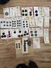 Vintage Lot Of 96 Black White And Gray Buttons Costumers, Lapetite, Etc — photo 1