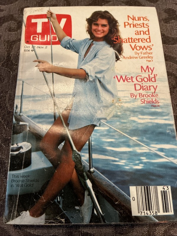 TV Guide Magazine October 27 1984 Brooke Shields Dayton Ed. No Label