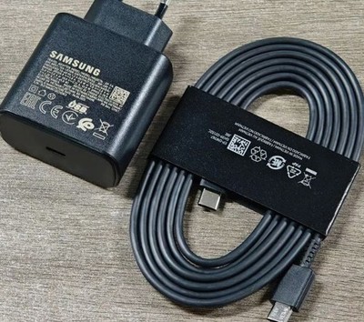 Original Samsung 45W Schnellladegerät + USB C Kabel Galaxy S22 S23 S24 S25 Ultra