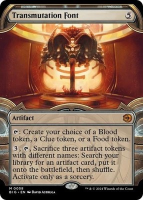 ~ Transmutation Font (Showcase) ~ NM Foil ~ ~ MTG ~