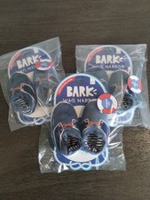 (3-pack) BARK BOX "WAG HARBOR BOAT CHEWS" Boat Shoes (XS/S Dogs) Squeaky Toys