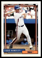 1992 Topps Todd Hundley New York Mets #673