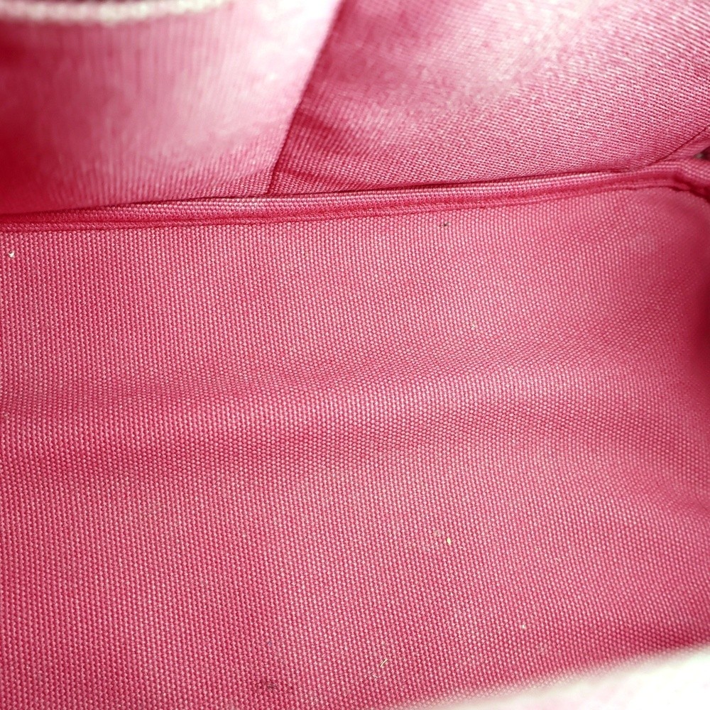 PRADA Canapa 2WAY Shoulder Bag Handbag Gold Hardware Pink Canvas 1BG439 from jap thumbnail 5