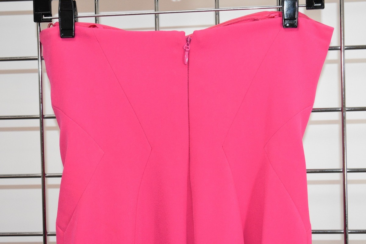 BCBG MaxAzria Pink Long Dress Size 0 US On Sale rs | eBay
