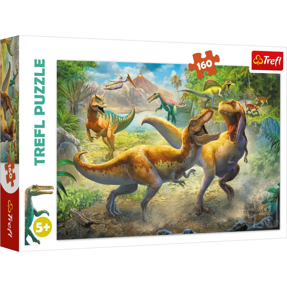 Trefl Puzzle 160 - Tyrannosaurier Kampf - Bild 4