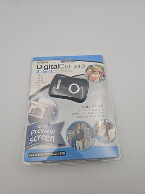 Aries Compact Digital Camera 3 in 1 -VGA Resolution 640 X 480 -New Sealed