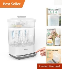 6-in-1 Electric Baby Bottle Sterilizer Dryer, 10 Bottles Capacity