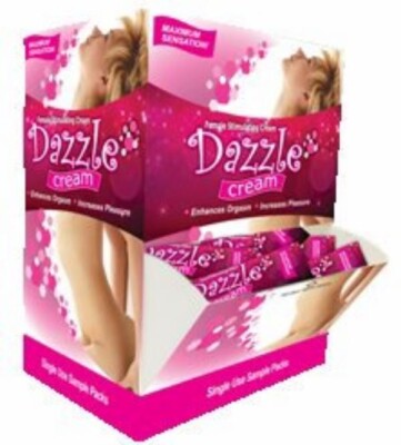 Dazzle Cream for Women Female Stimulating Cream 50 Piece Display, New