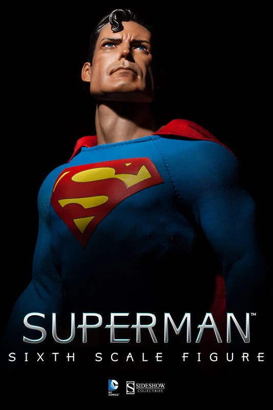 Boneco de ação SIDESHOW SUPERMAN DC COMIC VERSION MOS ESCALA 1/6 12 EM NOVO EUA - Imagem 3 de 4