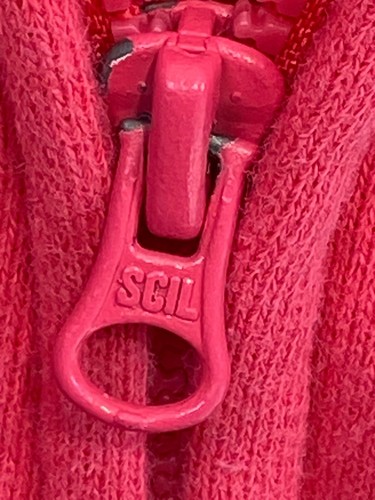 OshKosh B'gosh Girl Size 6X Jacket Pink Butterfly Appliqué Inner Striped Hoodie - Picture 9 of 10