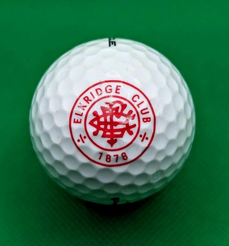 The Elkridge Club 1878 logo golf ball (Baltimore, Maryland)