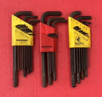 #ad #ad Bondhus Tools 3 PC Set Ball End Tip Hex Key Sets SAE amp; Metric 31PCS Total $29.99