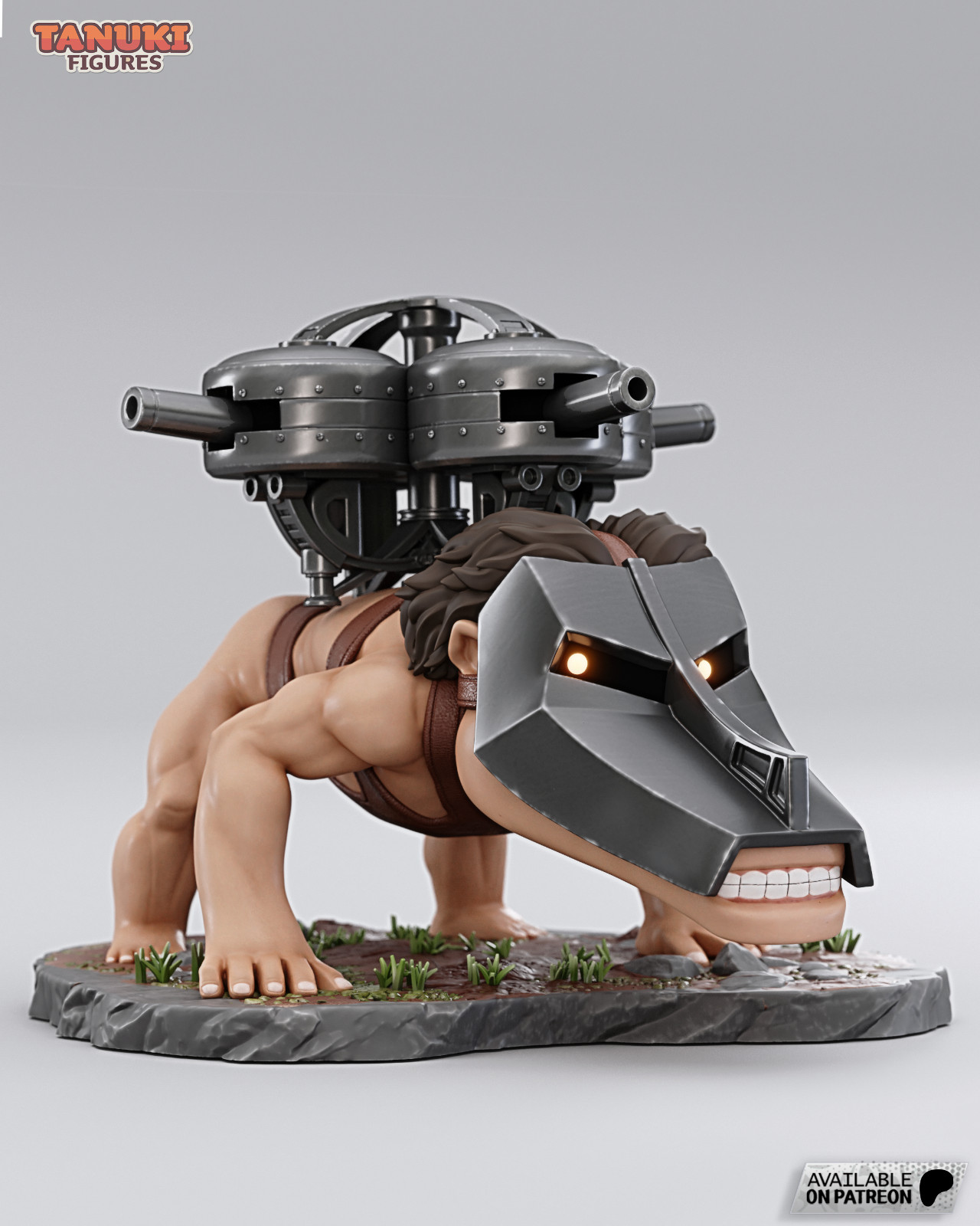 Cart Titan modello stampato in resina 3D Figurino da assemblare FAN ART