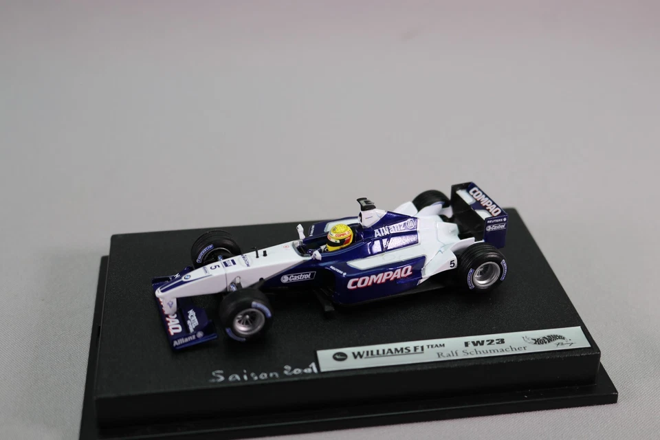 LL1311 HOT WHEELS RACING 50211 1/43 5 Williams F1 FW23 Ralf Schumacher 2001 - Photo 4/4