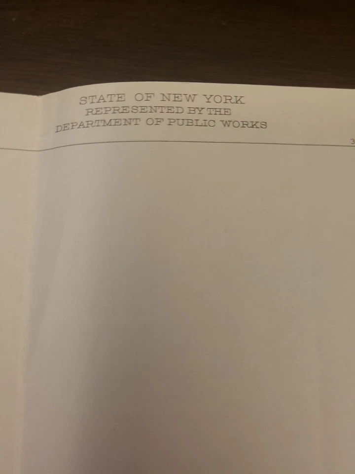 1944 St Lawrence County Brier Hill New York Antique USGS Topographic Map Vintage - Image 3 of 4