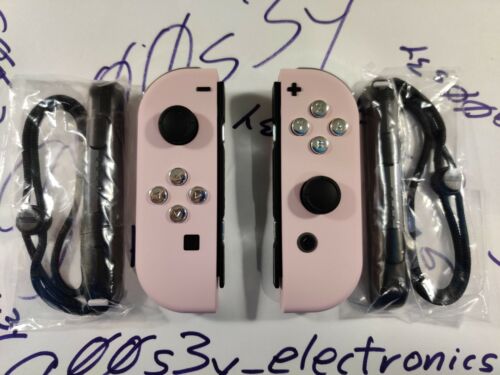 NEW Nintendo Switch Custom Light Pink Joycons w/ Silver Buttons | eBay