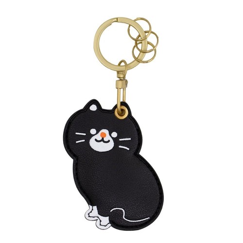 Creative Calico Cat Keychain Leather Cat Card Cover Kids - 第 15/16 張圖片
