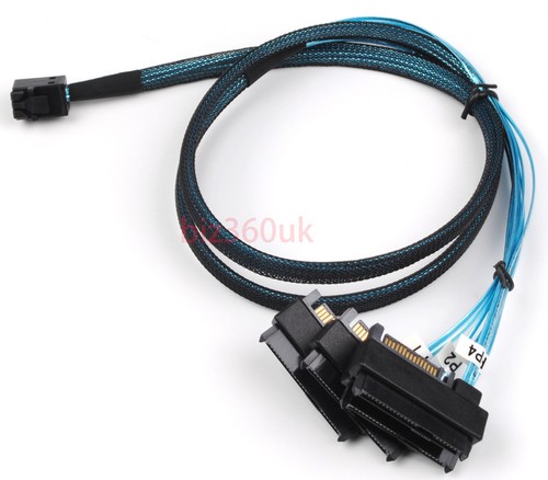 CableDeconn Sff-8643 Interno Mini SAS HD To (4) Connettori Con - Foto 11