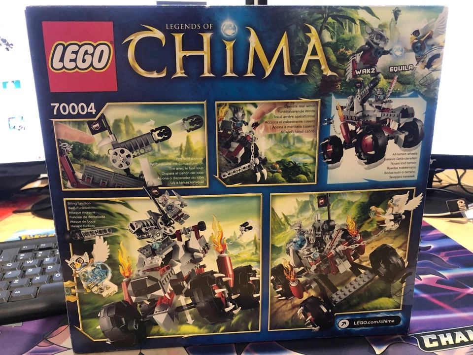 Lego Chima 70004 WAKZ’ PACK TRACKER Winzar Eqila NEW SEALED - Image 2 of 3