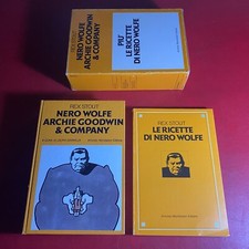 Rex STOUT - NERO WOLFE ARCHIE GOODWIN & COMPANY + RICETTE Omnibus (1° Ed 1975)