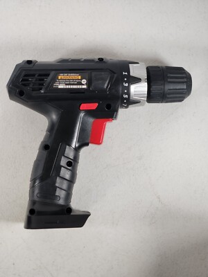 Drill Master 18V Cordless Drill Driver 69652 3/8'' Bare Tool Tested Working