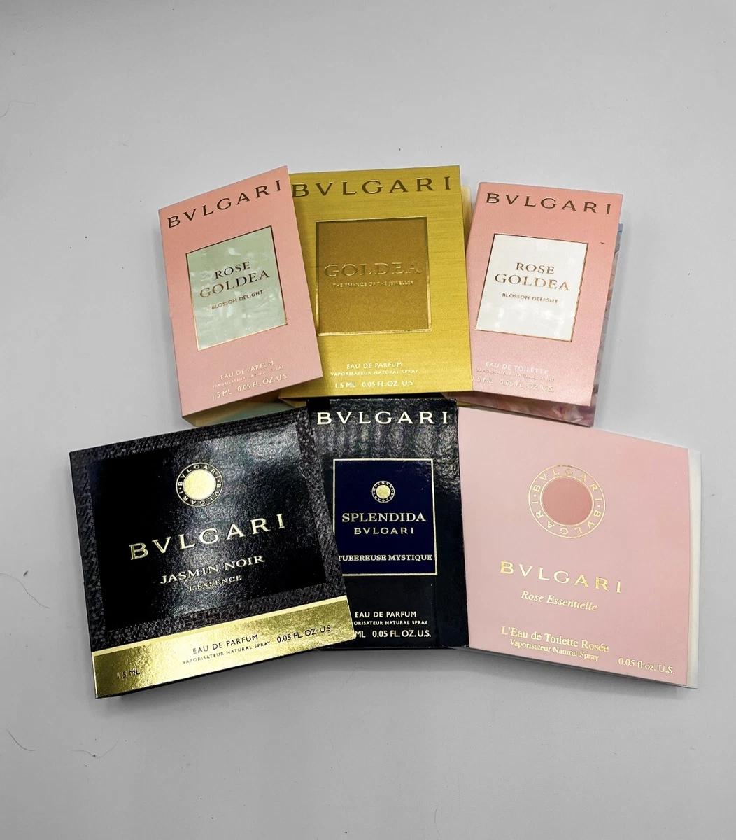 Bvlgari 6PC perfume Sample Set NEW eBay