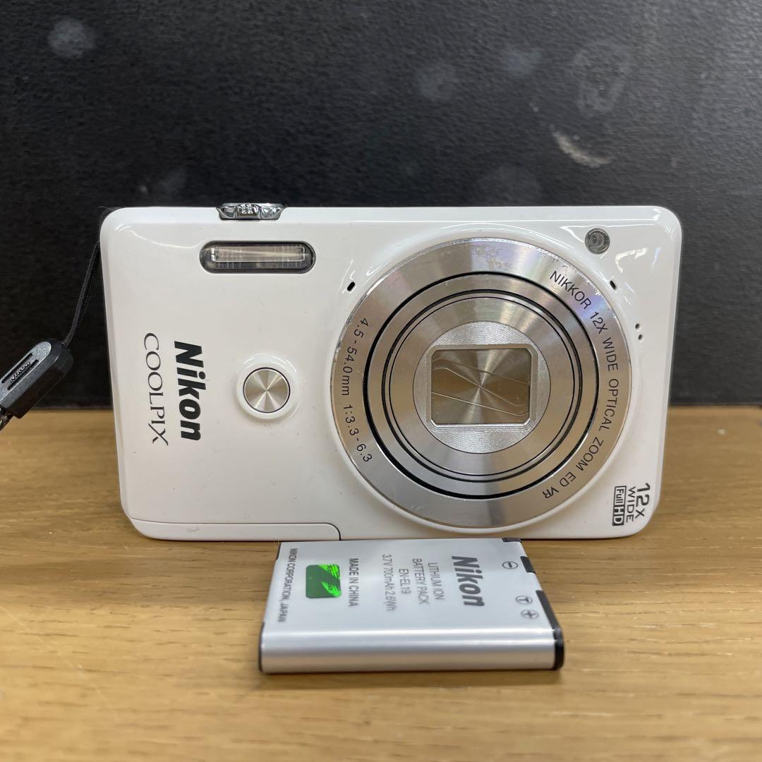 Excellent ] Nikon Coolpix S6900 White Digital Camera English