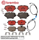 Front & Rear Brake Pad Set OE Brembo Ceramic +Sensor for BMW X3 xDrive30e Hybrid