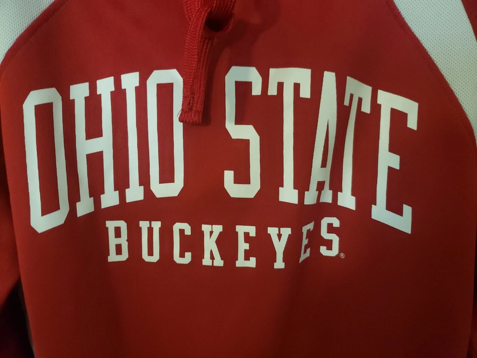 VETEMENTS Felpa con cappuccio OHIO STATE Buckeyes OSU uomo SM abbigliamento Varsity pullover tasca canguro