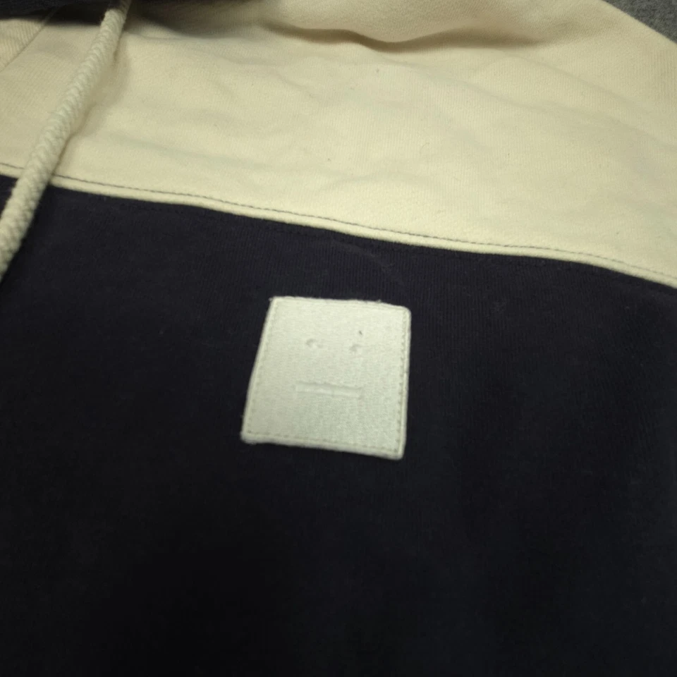 Acne Studio Jumper Mens LARGE blue rugby long sleeve winter fleece casual Size L - Image 2 of 4