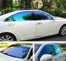 Chameleon Color Changed VLT55% Car Window Tint UV Proof Nano Ceramic Film