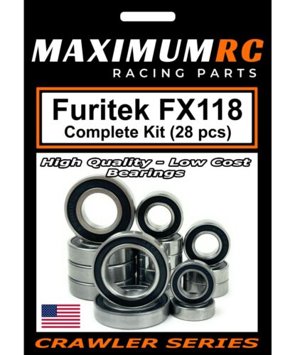 MAXRC - Furitek FX118 Fury Wagon Zestaw uszczelnionych łożysk Części modernizacyjne (28 szt.) - Zdjęcie 1 z 3