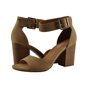 soda block heel sandals