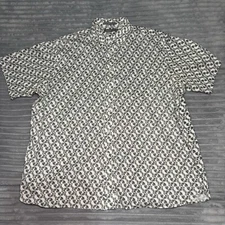 Daniel Cremieux  NWOT FISH all over print short sleeve button up size 2xL