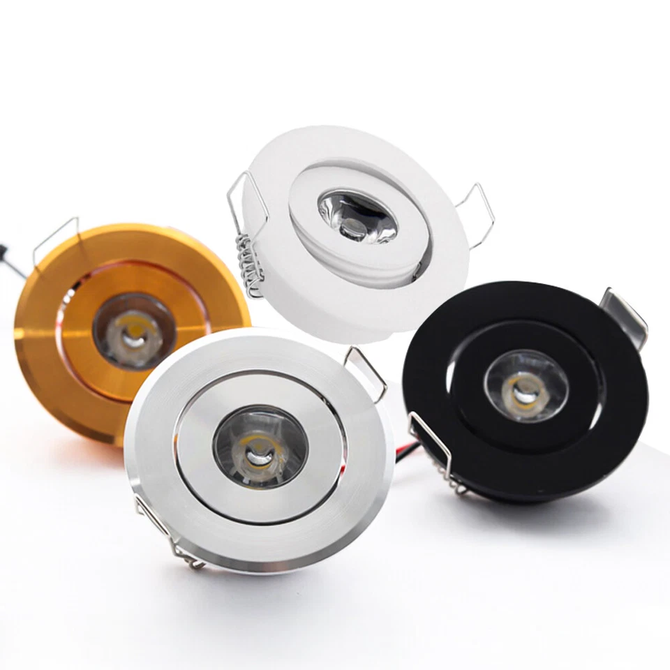 5/10x LED Flach Schwenkbar Einbaustrahler LED Mini Spot Einbauleuchte Einbauspot - Bild 1 von 4