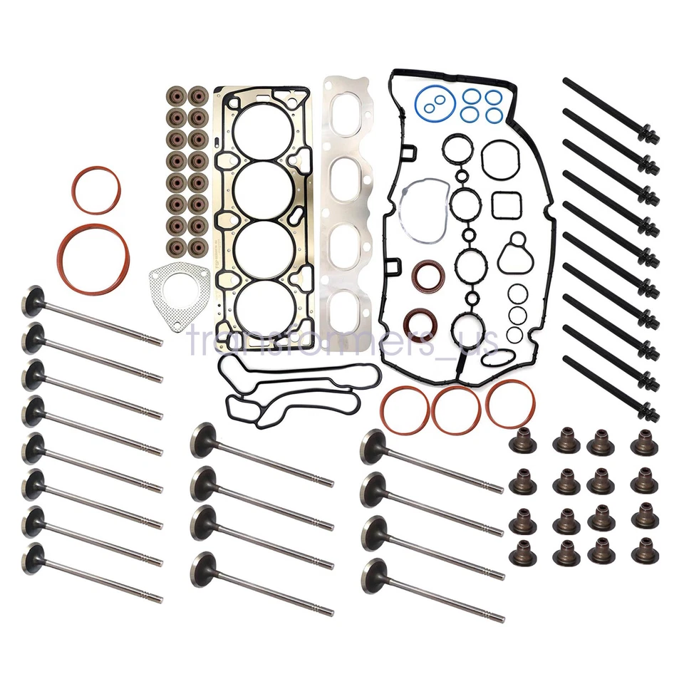 Head Gasket Bolts&Intake Exhaust Valves For 2011-2017 Chevrolet Cruze Sonic 1.8L - Изображение 3 из 4