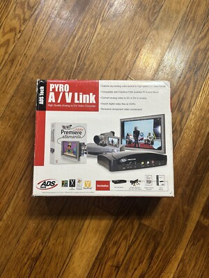 Ads Tech Pyro API-550 High Quality Analog to DV Video Converter Good Condition!