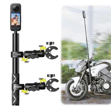 For Insta360 One X3 GoPro Cam Invisible Motorcycle Panoramic Selfie Stick Mount
