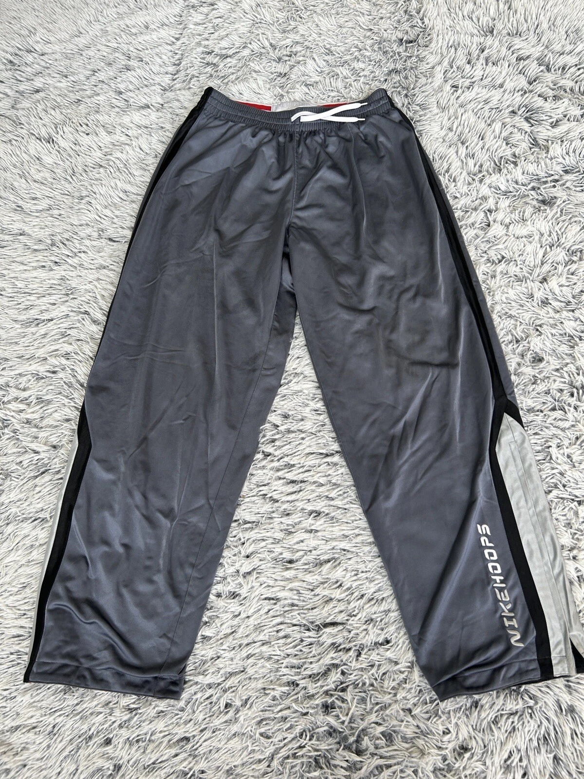 Pantalon Nike Supreme homme taille gris moyen piste basketball échauffement réversible