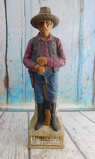 Vintage The Sheriff Deputy Lawman 1969 Lionstone Whiskey Decanter 14" (EMPTY)
